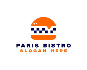 Burger Food Diner  logo design