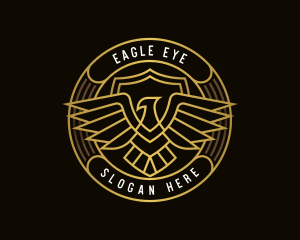 Eagle Flying Wings logo design