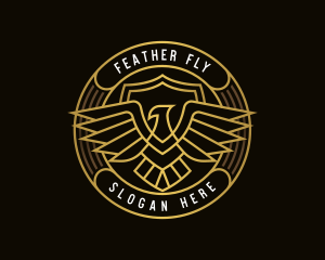 Eagle Flying Wings logo design