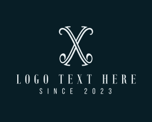 Letter X - Professional Tailor Suit Maker logo design