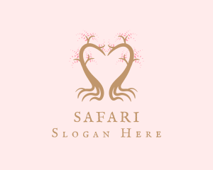 Counseling - Pink Tree Heart logo design