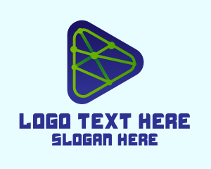 Youtube Vlog - Game Play Technology logo design