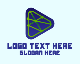 Youtube Vlogger - Game Play Technology logo design