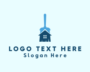 Home Cleaning Mop Logo