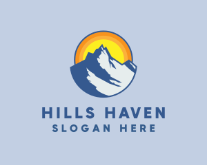 Sunrise Mountain Adventure logo design