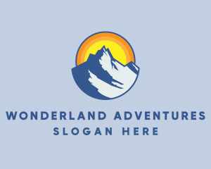 Sunrise Mountain Adventure logo design