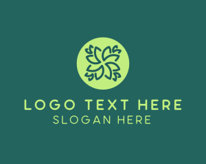 Flower Floral Pattern Logo