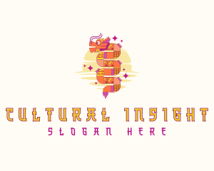 Oriental Dragon Festival logo design