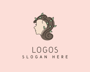 Natural Beauty Leaves Logo