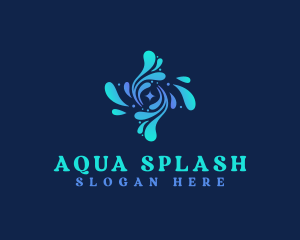 Splash - Water Cooling Splash logo design
