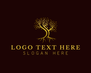 Leaves - Elegant Eco Tree logo design