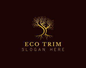 Elegant Eco Tree  logo design