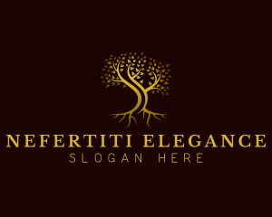 Elegant Eco Tree  logo design