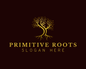 Elegant Eco Tree  logo design