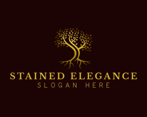 Elegant Eco Tree  logo design