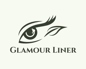 Eyeliner - Cosmetic Eye Makeup logo design
