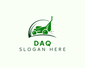 Lawn Grass Cutter Logo