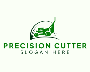 Lawn Grass Cutter logo design