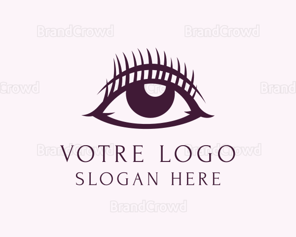 Beautiful Eyelash Extension Logo