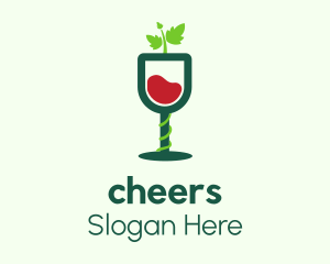 Wine Glass Vines Logo