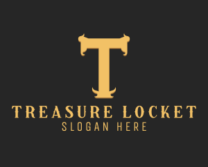 Restaurant Bar Steakhouse Letter T logo design