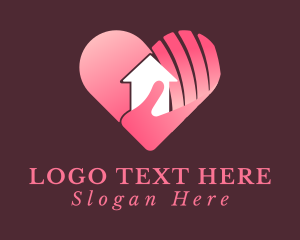 Living - Heart Housing Organization logo design