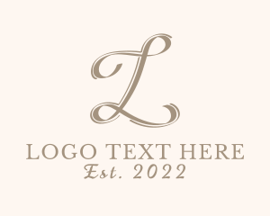 Makeup - Fashion Boutique Letter L logo design