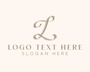 Salon - Stylish Boutique Letter L logo design