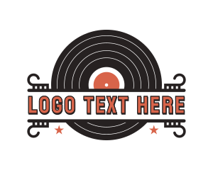 Record Label - Vinyl Record Producer logo design