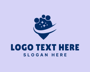 Bubble - Cleaning Wash Location logo design