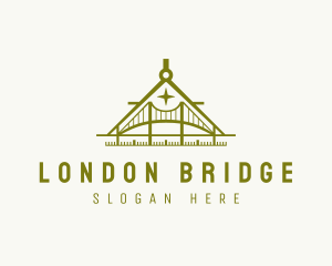 Compass Bridge Construction logo design