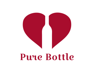 Bottle - Wine Bottle Lover logo design