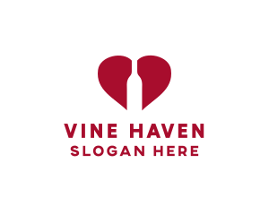 Wine Bottle Lover logo design