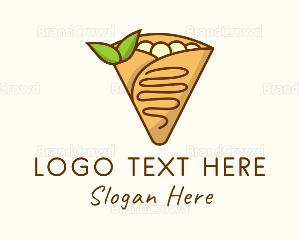 Healthy Vegan Crepe Logo