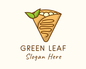Vegan - Healthy Vegan Crepe logo design