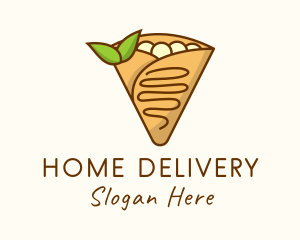 Healthy Vegan Crepe logo design