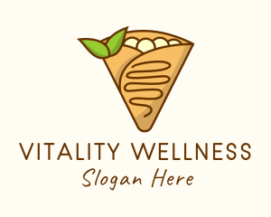 Healthy Vegan Crepe logo design