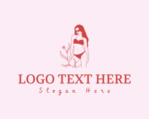 Underwear - Summer Beauty Swimsuit logo design