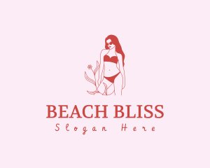 Summer Beauty Swimsuit logo design