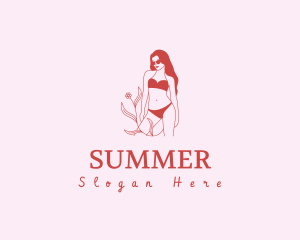 Summer Beauty Swimsuit logo design