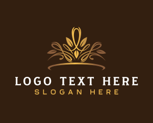 Pageant - Luxury Decorative Crown logo design