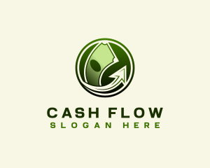 Money Arrow Cash logo design