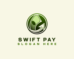 Money Arrow Cash logo design