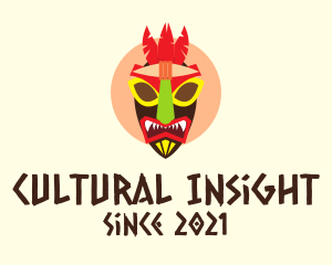 Ethnic Festival Mask  logo design