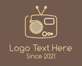 70s - Retro Radio logo design