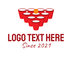 Party - Beer Pong Game logo design