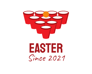 Bartender - Beer Pong Game logo design
