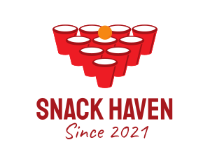 Beer Pong Game logo design