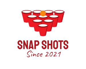 Beer Pong Game logo design