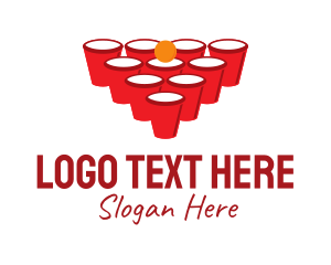 Beer Pong Game Logo